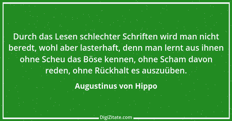 Zitat von Augustinus von Hippo 343