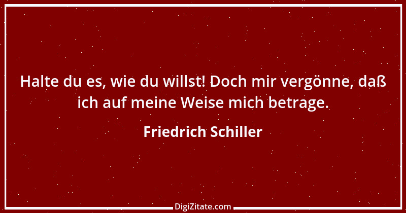 Zitat von Friedrich Schiller 1186