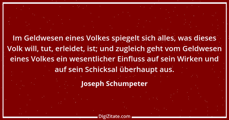 Zitat von Joseph Schumpeter 2