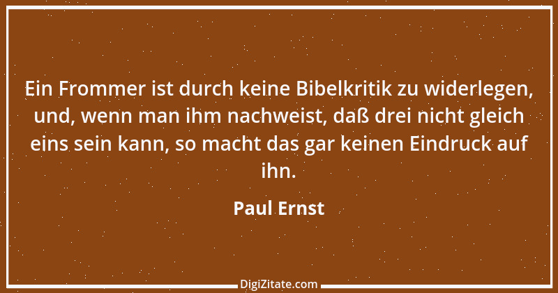 Zitat von Paul Ernst 86