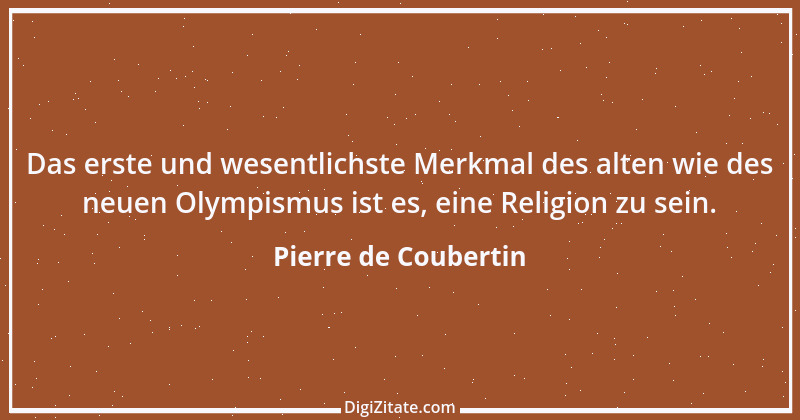 Zitat von Pierre de Coubertin 1