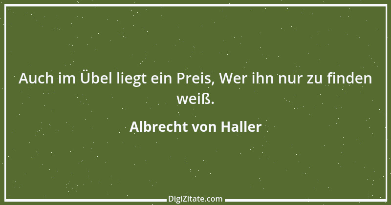 Zitat von Albrecht von Haller 8