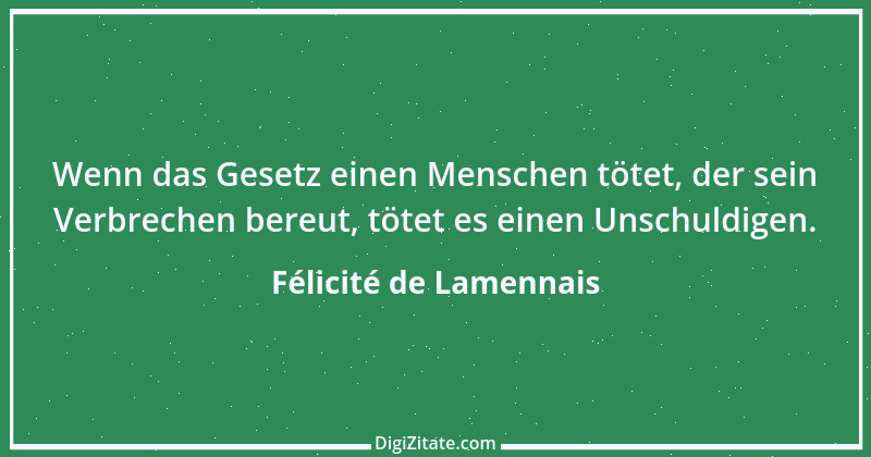 Zitat von Félicité de Lamennais 8