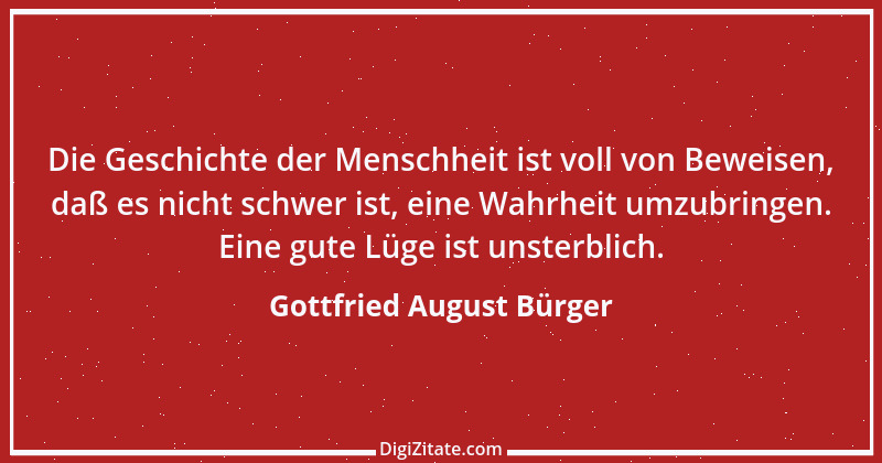 Zitat von Gottfried August Bürger 7