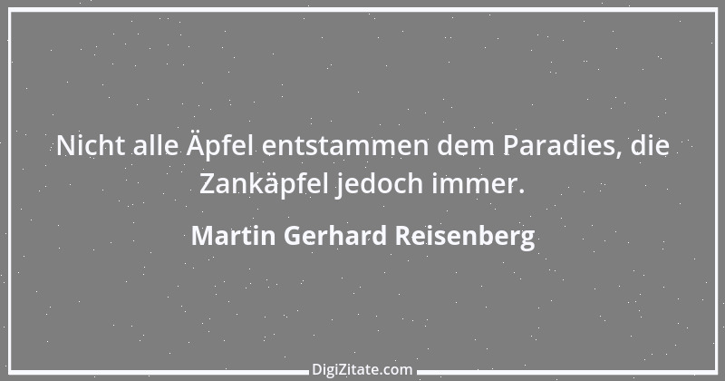 Zitat von Martin Gerhard Reisenberg 1985