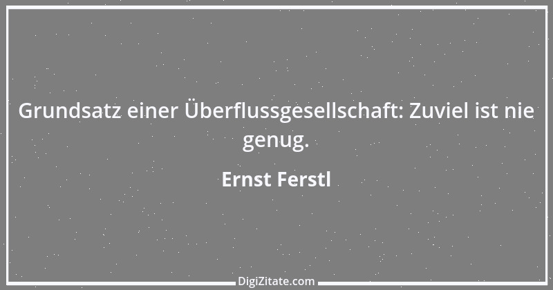 Zitat von Ernst Ferstl 1112