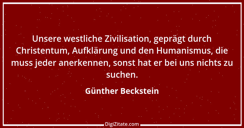 Zitat von Günther Beckstein 12