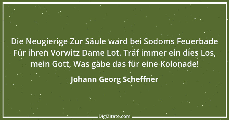 Zitat von Johann Georg Scheffner 1