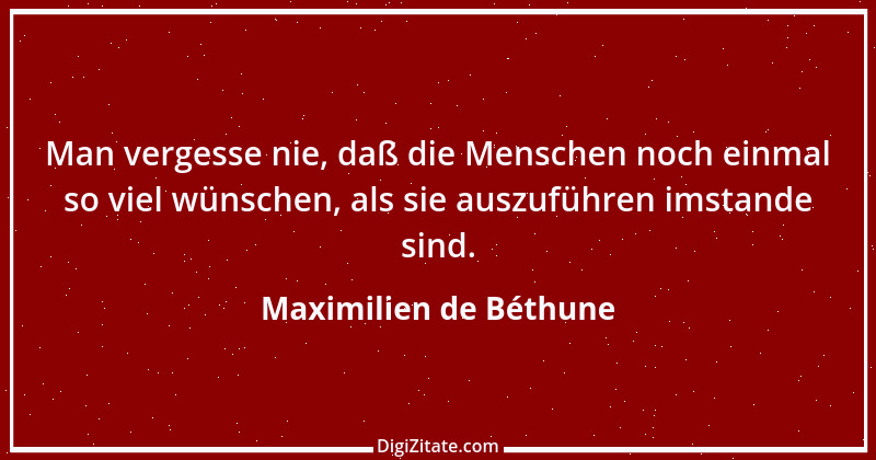 Zitat von Maximilien de Béthune 2