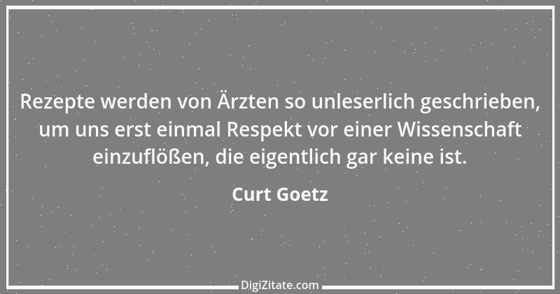 Zitat von Curt Goetz 4