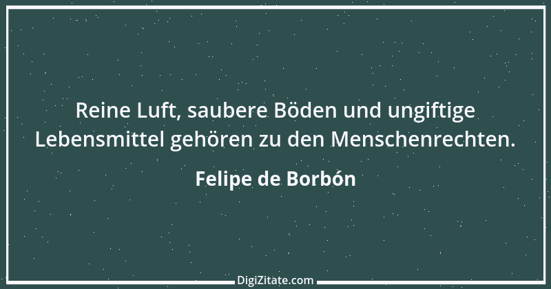 Zitat von Felipe de Borbón 1