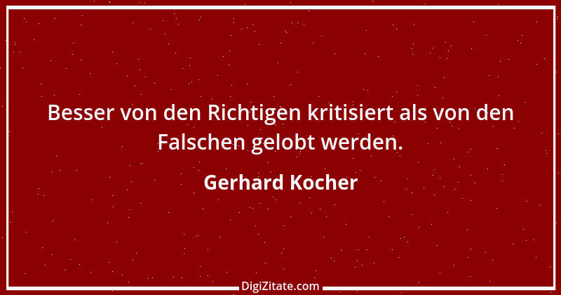 Zitat von Gerhard Kocher 181