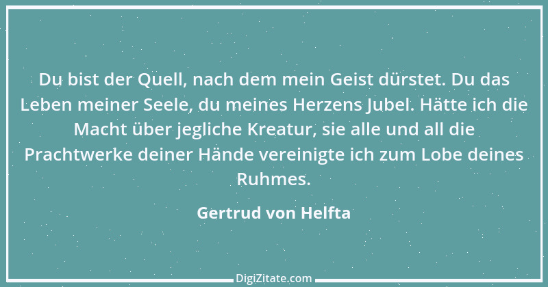 Zitat von Gertrud von Helfta 4