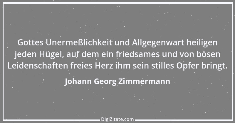 Zitat von Johann Georg Zimmermann 1