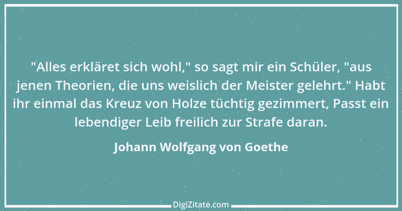 Zitat von Johann Wolfgang von Goethe 2672