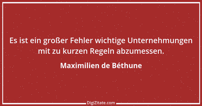 Zitat von Maximilien de Béthune 3