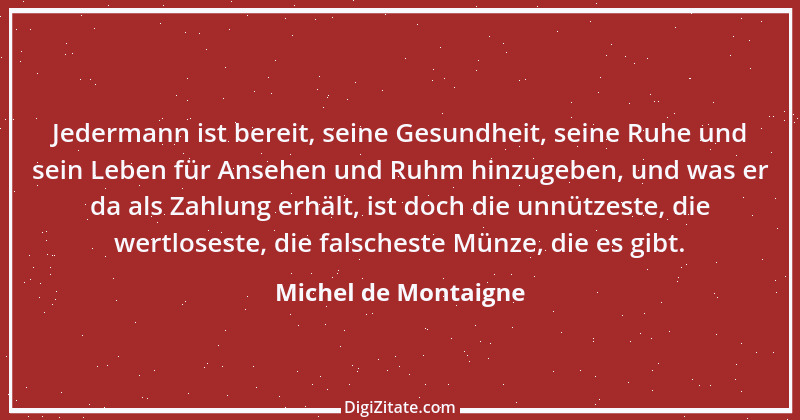 Zitat von Michel de Montaigne 360