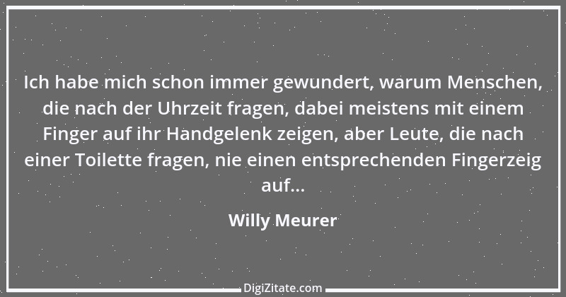 Zitat von Willy Meurer 973