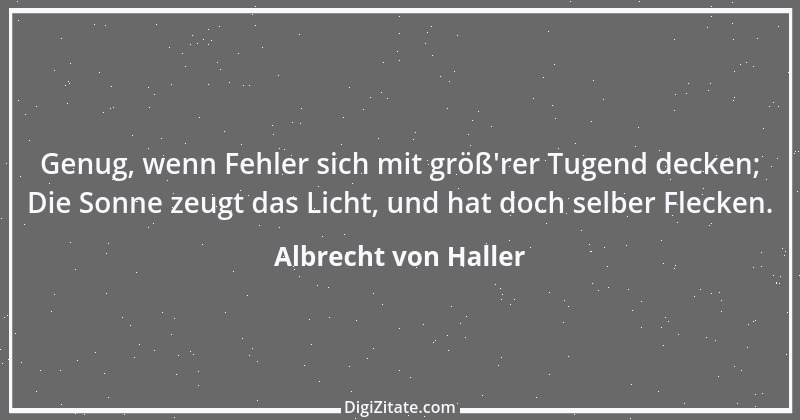 Zitat von Albrecht von Haller 11