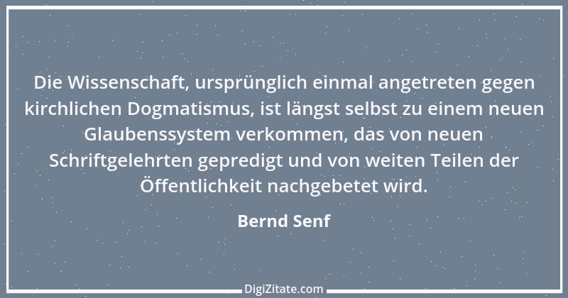 Zitat von Bernd Senf 1