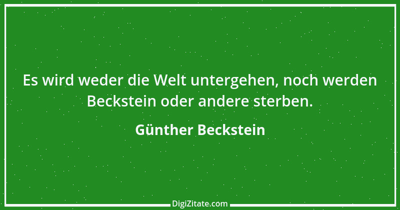 Zitat von Günther Beckstein 14