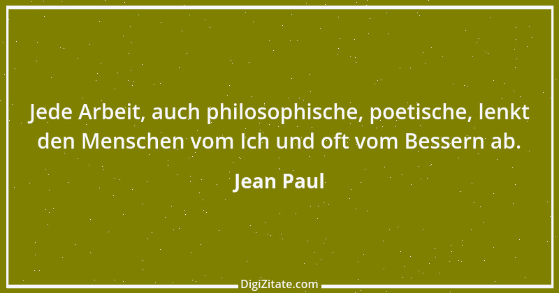 Zitat von Jean Paul 818