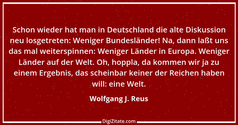 Zitat von Wolfgang J. Reus 513