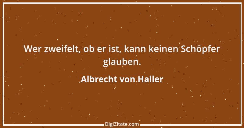 Zitat von Albrecht von Haller 12