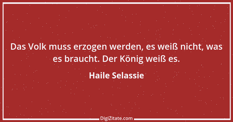 Zitat von Haile Selassie 1