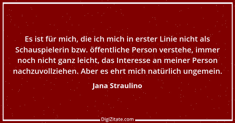 Zitat von Jana Straulino 1