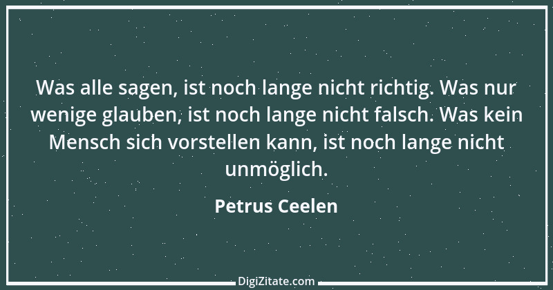 Zitat von Petrus Ceelen 30