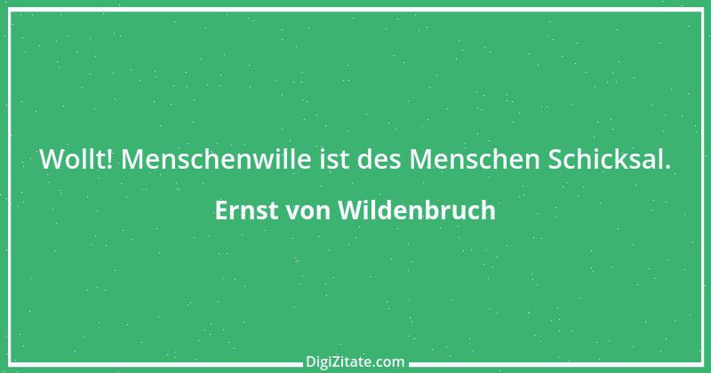 Zitat von Ernst von Wildenbruch 13