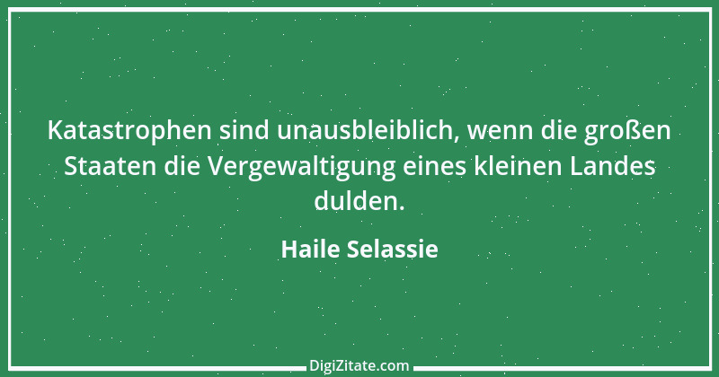 Zitat von Haile Selassie 2