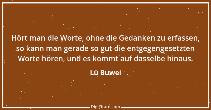 Zitat von Lü Buwei 1