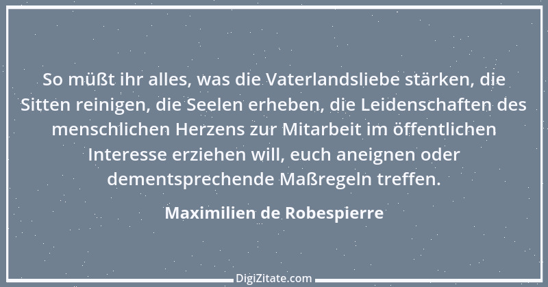 Zitat von Maximilien de Robespierre 3