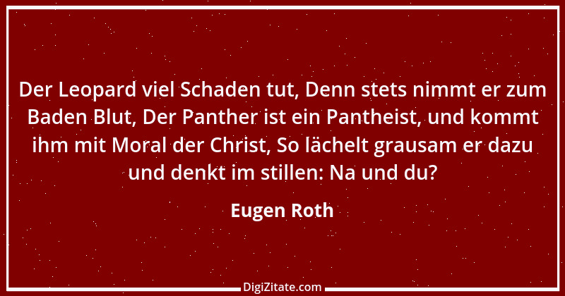 Zitat von Eugen Roth 45