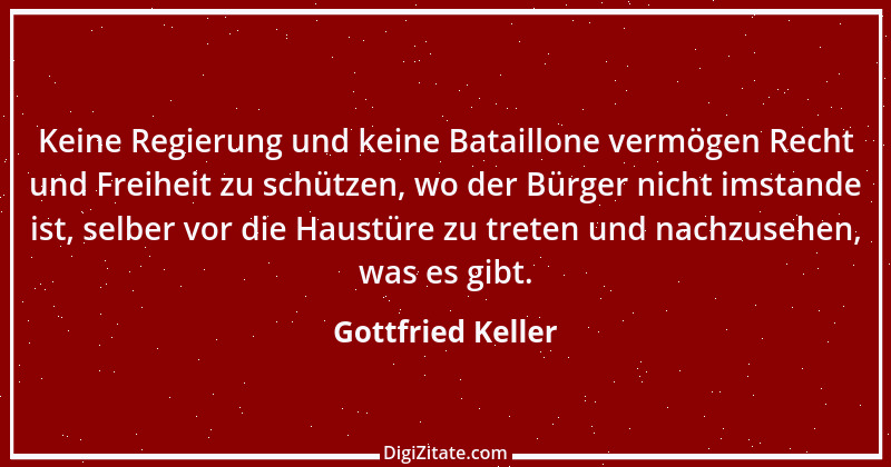 Zitat von Gottfried Keller 68