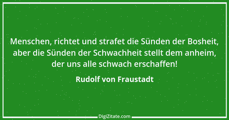 Zitat von Rudolf von Fraustadt 2