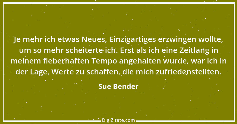 Zitat von Sue Bender 7