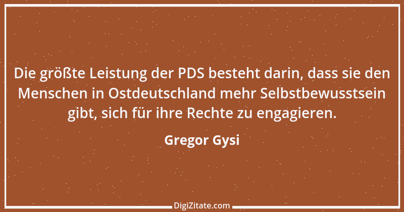 Zitat von Gregor Gysi 5