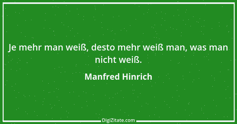 Zitat von Manfred Hinrich 3850