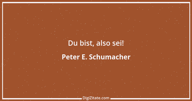 Zitat von Peter E. Schumacher 481