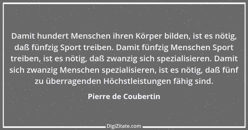 Zitat von Pierre de Coubertin 8