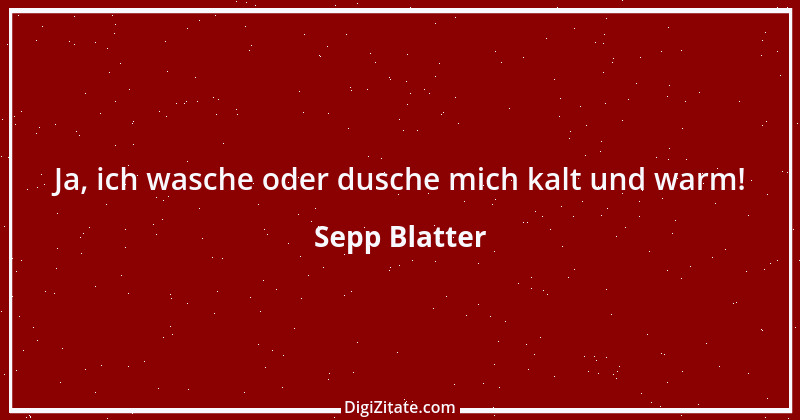 Zitat von Sepp Blatter 9