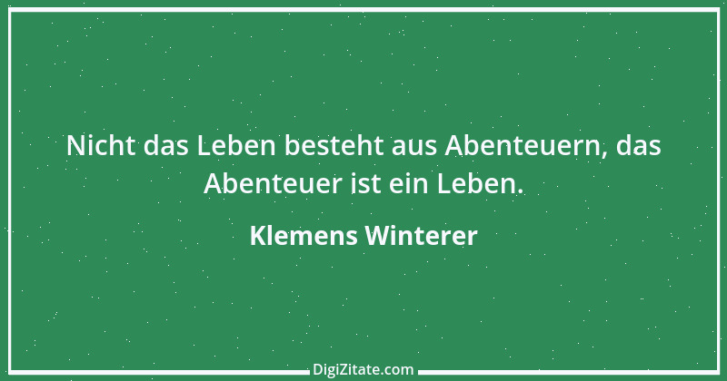 Zitat von Klemens Winterer 3