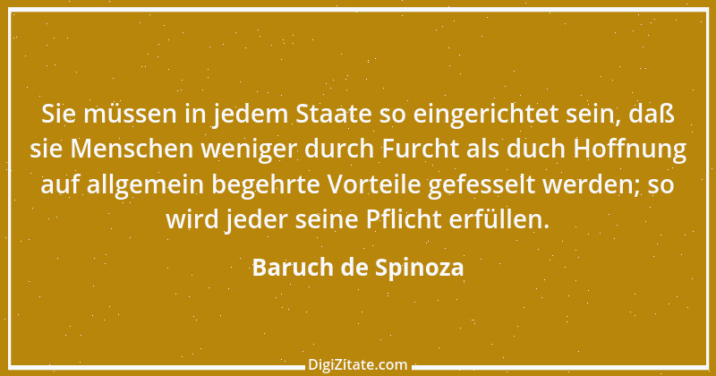 Zitat von Baruch de Spinoza 47