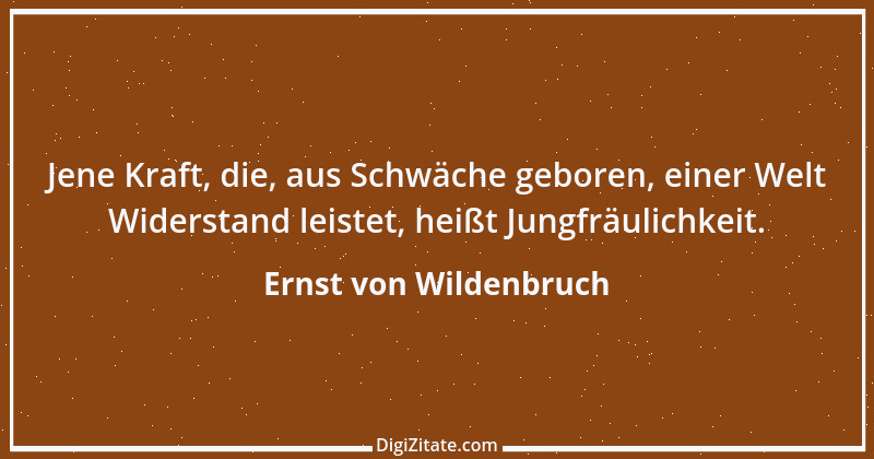 Zitat von Ernst von Wildenbruch 16