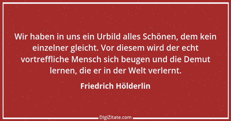 Zitat von Friedrich Hölderlin 188