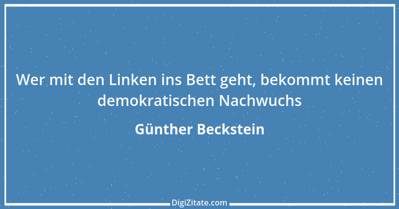 Zitat von Günther Beckstein 19