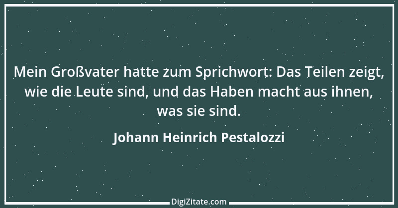 Zitat von Johann Heinrich Pestalozzi 149